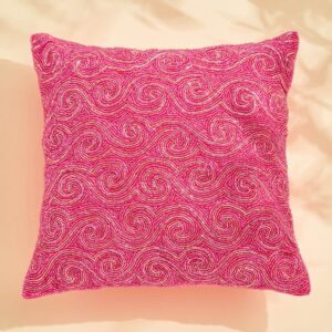 Corsica Moksha Zippy Beaded Cushion Cover - 40x40cm