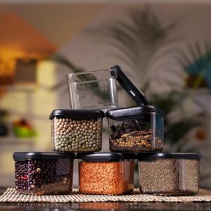Clazkit Air Tight Modular Containers Storage Set For Kitchen, Pantry Organization, Bpa-Free, Dishwasher Safe